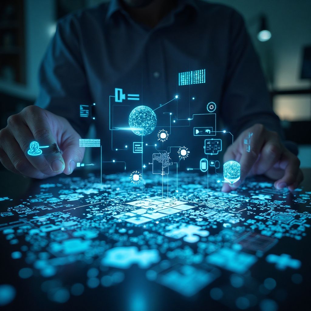 Holographic puzzle solving